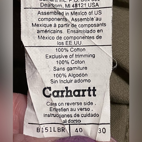 CARHARTT PANT in Tarmac green - Picture 6 of 6